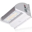 40W Rotate IV Series - LED Wall Pack | With Photocell, 5,700 Lumen, Color Selectable 30K/40K/50K, Rotating Panels, DLC Premium 5.1, White