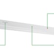 90W - LED Strip Light | 8 Foot Strip Linear Light, 11,700 Lumens, Color Selectable 40K/50K/57K/65K, 0-10V Dimmable, 80+ CRI
