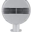 3,850 Lumen Outdoor Wall Light - 27 Watt - Yard Light -Barn light Dusk to Dawn sensor - Silver Frame