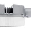 3,850 Lumen Outdoor Wall Light - 27 Watt - Yard Light -Barn light Dusk to Dawn sensor - Silver Frame