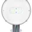 3,850 Lumen Outdoor Wall Light - 27 Watt - Yard Light -Barn light Dusk to Dawn sensor - Silver Frame