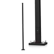 30 Foot Light Pole- 5 inch Square Tube light Pole - Black - Premium Surface Mount Light Poles