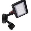 50W Kivo II Series - LED Flood Light | With Motion Sensor & Junction Box, 7,150 Lumens, 30K/40K/50K, Knuckle Conduit Mount, DLC Premium 5.1