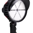StadiumPro V Series - Light Pole Package | 2 x 500 Watt Sports Light 40° Lens + Double Tenon Adapter, Black Bullhorn