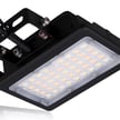 50W Kivo II Series - LED Flood Light | With Photocell, 7,150 Lumens, Wattage & Color Selectable 30K/40K/50K, Yoke Mount, DLC Premium 5.1