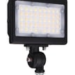 30W Kivo II Series - LED Flood Light | With Photocell, 4,350 Lumens, Color Selectable 30K/40K/50K, Knuckle Conduit Mount, DLC Premium 5.1