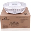55W Radium II Series - Motion Sensor LED Canopy Light | 8,200 Lumens, Color Selectable 30K/40K/50K, Round Design, DLC Premium 5.1, White