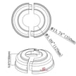 5 inch Round Base Cover for Light Pole