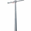 60 Foot Stralos Series - Stadium Light Pole | High Mast Steel Pole, Soccer or Football Field Ready, Crossbeams Included