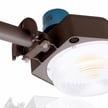 120W Vontair Series - LED Barn Light | With Arm Mount & Photocell, Color Selectable 30K/40K/50K, DLC Premium 5.1, Brown