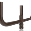 Triple Bullhorn Mount | Triple Tenon Adapter, 3 Light Pole Adapter for Slip Fit, Goes Over Tenon 2 3/8 inch, Bronze/Brown