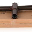Triple Bullhorn Mount | Triple Tenon Adapter, 3 Light Pole Adapter for Slip Fit, Goes Over Tenon 2 3/8 inch, Bronze/Brown