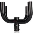 Quad Bullhorn Mount | Quad Tenon Adapter, 4 Light Pole Adapter for Slip Fit, Goes Over Tenon 2 3/8 inch, Black