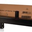 Quad Bullhorn Mount | Quad in-line Tenon, Low Profile, 4 Light Head Pole Adapter, Black