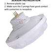 Rugged Grade RT6-C Series Motion Sensor - 12 Pack Premium Microwave 5.8ghz - Easy Screw-in Install - Remote Programmable - Works on NextGen III Series Lights and more