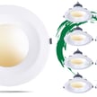 8-Pack - 30W - Kalo XO Series - Commercial LED Ceiling Down Light | 8 Inch, Color Selectable 27K/30K/35K/40K/50K