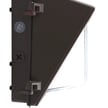 60W Durado IV Series - LED Wall Pack | With Photocell, 8,700 Lumens, Color Selectable 30K/40K/50K, Semi Cut Off, DLC Premium 5.1, Brown