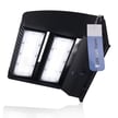 80W - Revolv Series - LED Wall Pack - 11,600 Lumen - 5000K - Wattage Selectable - Black Housing - LED Light Expert