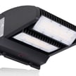 80W Rotate IV Series - LED Wall Pack | With Photocell, 11,400 Lumen, Color Selectable 30K/40K/50K, Black Housing