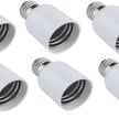 E26 to E39 Socket Adapter - 6 Pack - Use Any E39 Large Mogul Base Bulb in a Standard E26 Household Socket