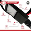 30,000 Lumen - 170lm to Watt - 185 Watt LED NextGen XT II Series  Parking Lot Lights - 5000K - Slip Fit Mount - WITH photocell - 10kv Surge
