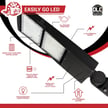 300W NextGen XT II Pro Series - Motion Sensor LED Parking Lot Light | 50,000 Lumen, Shoebox, 170lm to watt, Dimmable, With Photocell