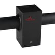 Double Tenon Adapter | For 4 inch Square Pole, Light Pole Adapter for Slip Fit Mount, Black