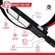 500W NextGen III Series - LED Parking Lot Light | 277-480V, Shoebox with Photocell, 70,000 Lumen, 5000K, Slip Fit, Black