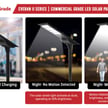 50W Everan II Series - Solar LED Street Light | With Motion Sensor, 8,500 Lumens, Commercial Grade, 5000K, Black