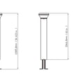 26W - LED Bollard Light | 3,200 Lumens, Color Selectable, 30K/40K/50K, Frosted Lens, Bronze