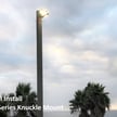 20 Watt - LED Flood Light - 2,200 Lumens - 5000K - Knuckle Conduit Mount - White Housing 