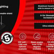 500 Watt LED High Bay Light - 78,000 Lumen LED warehouse Lights - 5000K Bright White  - 10KV surge - 30 degree 