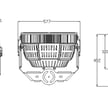 1200W StadiumPro II Series - LED Stadium Light | 277-480V, 165,000 Lumen, 5000K, 40 Degree, Flood Mount
