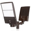 NextGen IV Series - Light Pole Package | 2 x 300 Watt Parking Lot Light + Double Tenon Adapter, Bronze