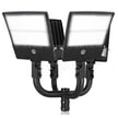 NextGen IV Series - Light Pole Package | 4 x 300 Watt Parking Lot Light + Quad Bullhorn, Black