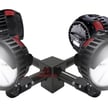 StadiumPro V Series - Light Pole Package | 4 x 500 Watt Sports Light 40° Lens + Square Quad Tenon Adapter, Black