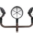 StadiumPro V Series - Light Pole Package | 3 x 500 Watt Sports Light 40° Lens + Triple Tenon Adapter, Bronze Bullhorn