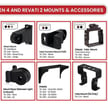  Arm Mount Bracket | Direct Mount for NextGen IV & Revati II Series, Brown Color