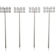 StadiumPro V Series - Light Pole Package | Great for Stadium Lighting, 6 x 60 Foot Sports Light Pole with Cross Beams + 48 x 500W LED Sports Light