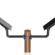 Everan II Series - Solar Light Package | 2 x 120W Solar Street LED Light + Dual Wrap Around Mount, Black