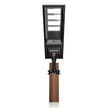Everan II Series - Solar Light Package | 1 x 120W Solar Street LED Light + Single Wrap Around Mount, Black