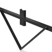 Wood Pole Light Bracket - Four Light Version  - Black Housing - Telephone Light Pole Bracket