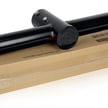 Dual Bullhorn Mount | Double Tenon Adapter for 2 3/8 inch Round Pole, Single Tenon to Double, 180 Degree Spoke, Light Pole Adapter for Slip Fit Mount, Black