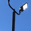 Light Package Deal - Great for Lighting a Sport Court! - 15Ft Round Pole with Bullhorn + 2 of the 300W Sport Lights - Bronze