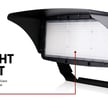 800W Centario Pro Series - LED Stadium Light | 112,000 Lumens, 5000K, Wattage Selectable, Flood Mount