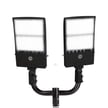 Light Pole Package | 2 x 300W Sports Light + Double Bullhorn, Black