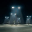 NextGen IV Series - Parking Lot Light Package | 1 x 15 Foot Pole + 2 of the 300W Parking Lot Lights with Photocell, Black