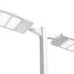 NextGen IV Series - Parking Lot Light Package | 1 x 15 Foot Pole + 2 of the 300W Parking Lot Lights with Photocell, White