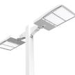 NextGen IV Series - Parking Lot Light Package | 1 x 15 Foot Pole + 2 of the 300W Parking Lot Lights with Photocell, White