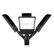 NextGen IV Series - Parking Lot Light Package | 4 of the 300W Lights with Photocell + Compact Quad Tenon Adapter, Black